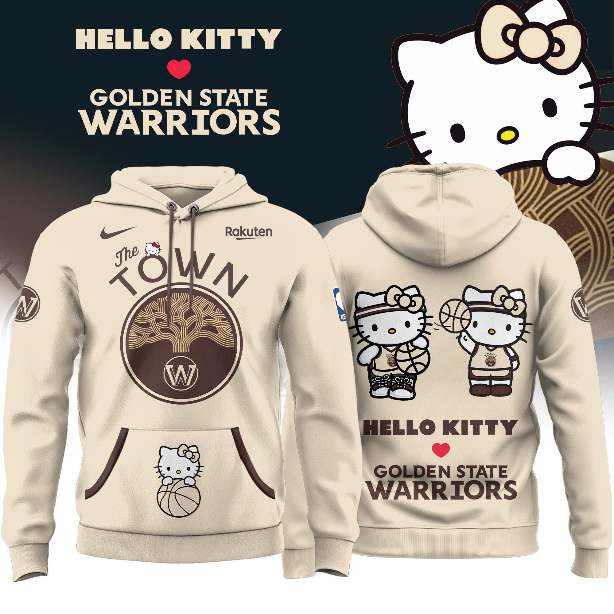 _ Golden State Warriors x Hello Kitty Night 2026 Special Edition Hoodie