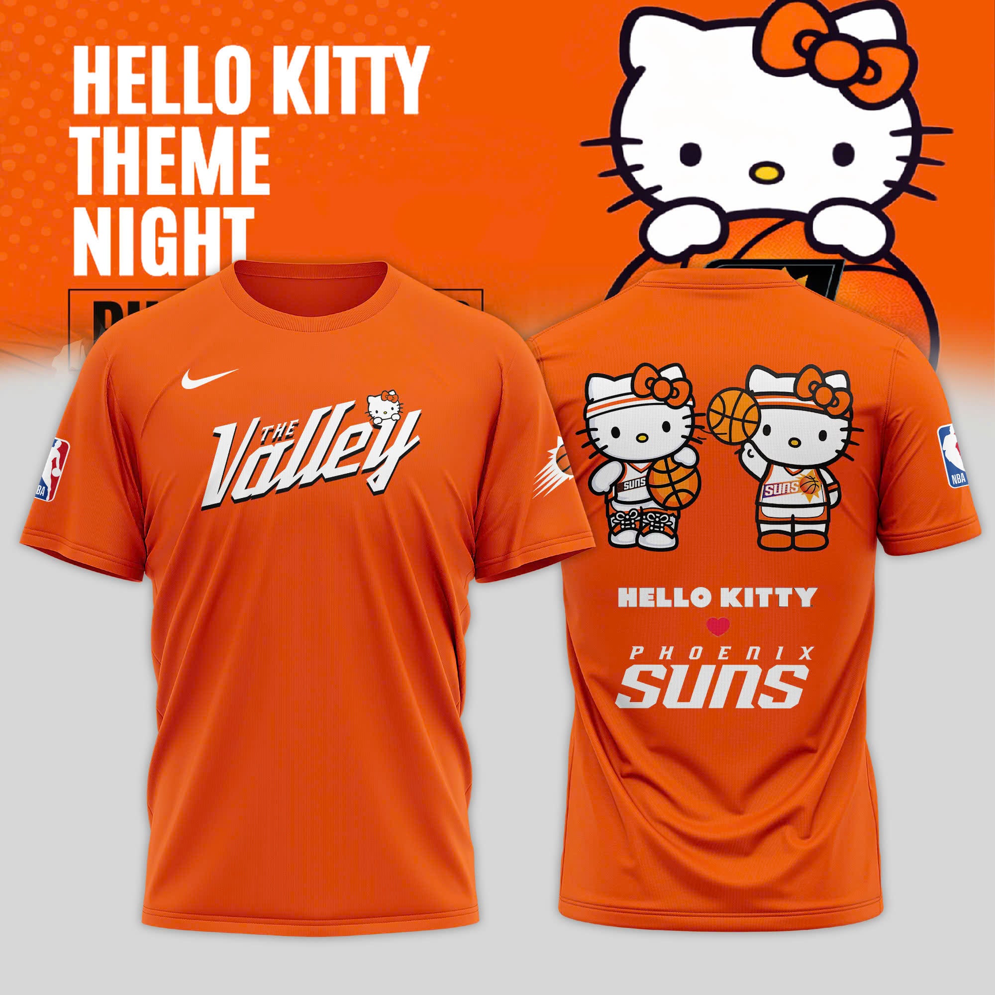 _ Phoenix Suns x Hello Kitty Night 2026 Special Edition T-shirt