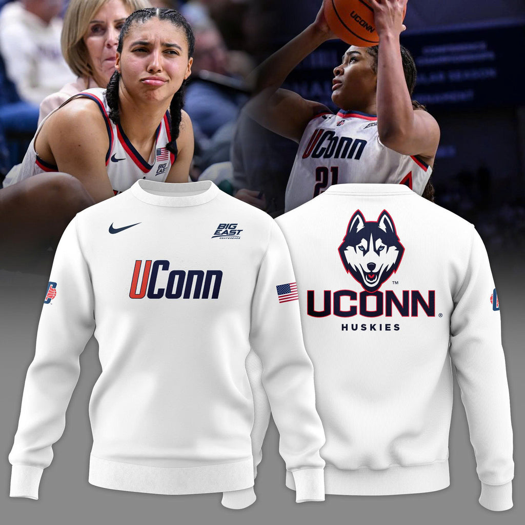 _ UConn Huskies women's basketball 2026 White Sweatshirt