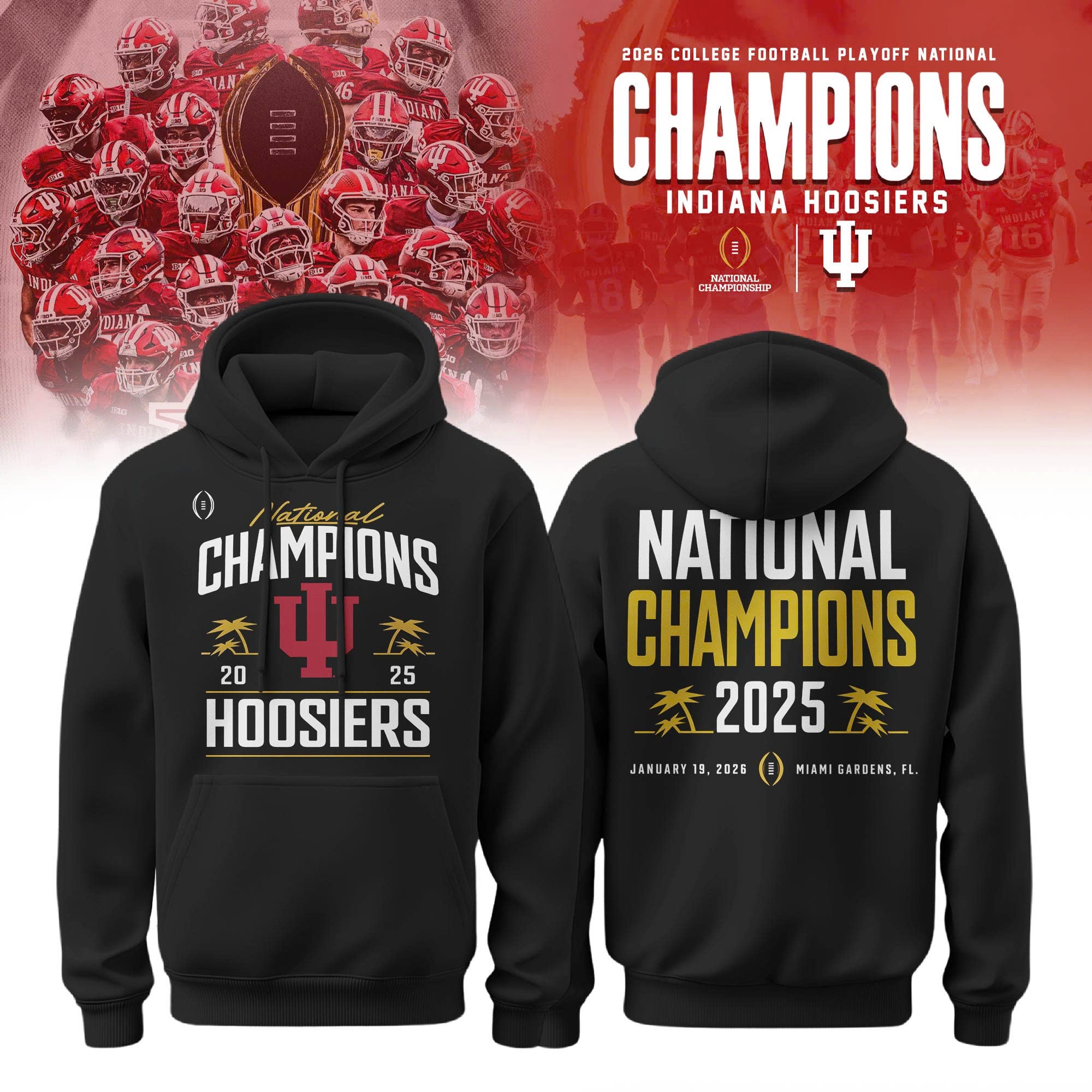 _ Indiana Hoosiers College Football Playoff 2025 National Champions Locker Room Hoodie