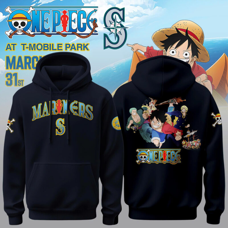 _Seattle Mariners x One Piece Night 2026 Limited Edition Hoodie Navy