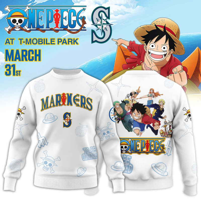 _Seattle Mariners x One Piece Night 2026 Limited Edition Sweatshirt White