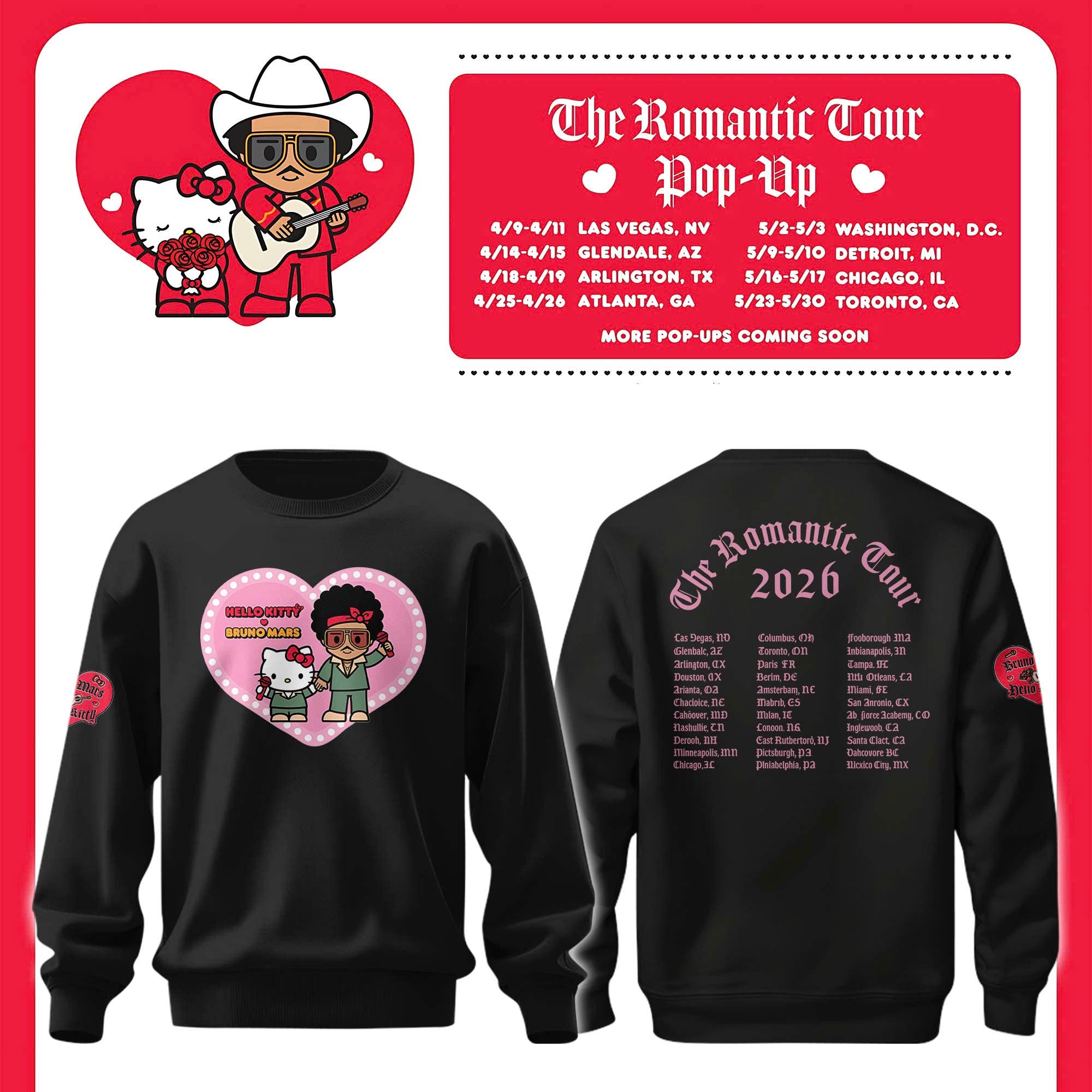 HK x BM Romantic Tour 2026 Limited Edition Sweatshirt