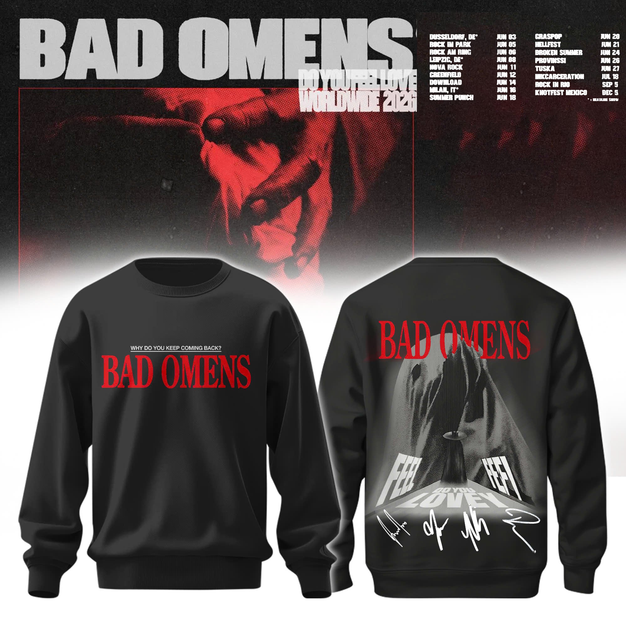 BO-Do U Feel Love Tour 2026 Limited Edition Sweatshirt