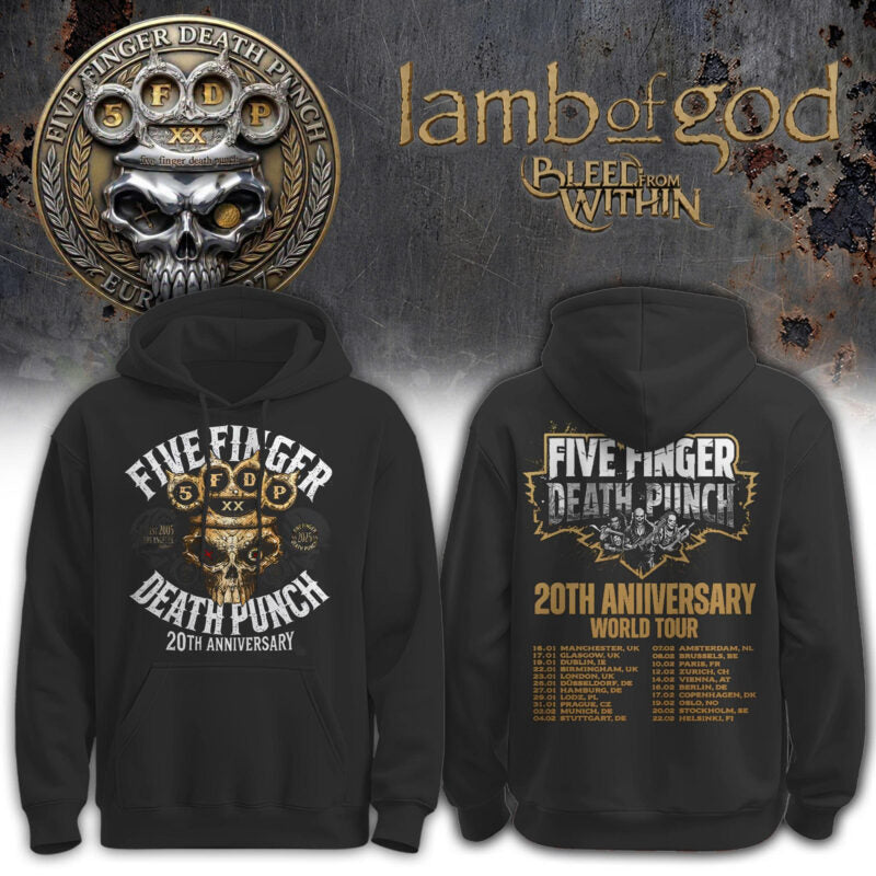 _5FDG- 20TH ANNIVERSARY WORLD TOUR 2026 Limited Edition Hoodie