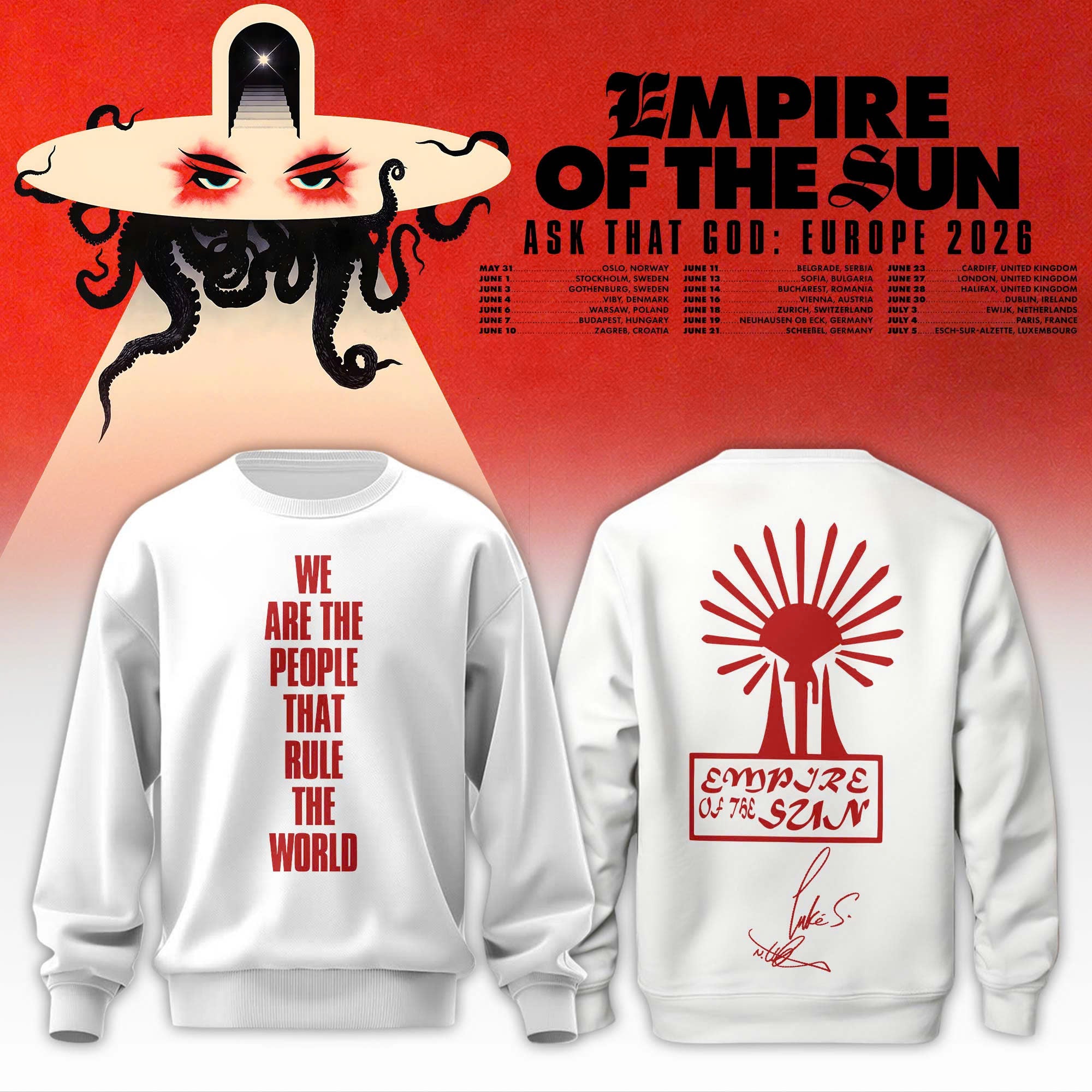 EOTS ASK THAT GOD Tour 2026 Limited Edition Sweatshirt