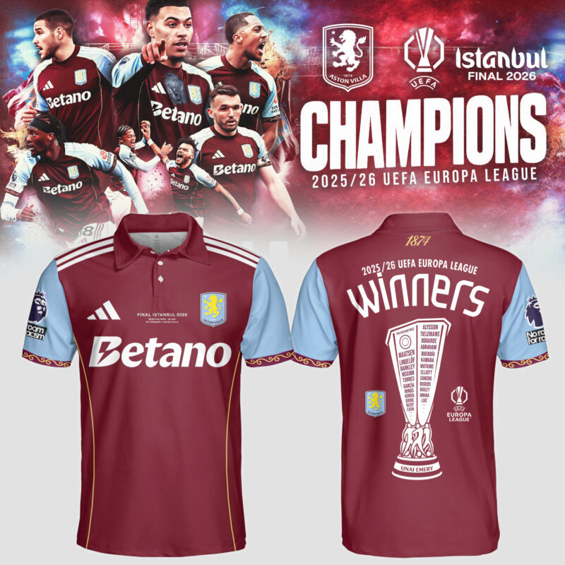 AVL Europa League 2026 Winners Limited Edition Polo