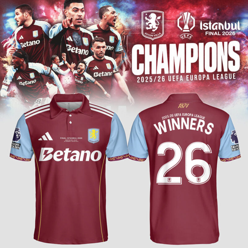AVL Europa League 2026 Winners Limited Edition Polo