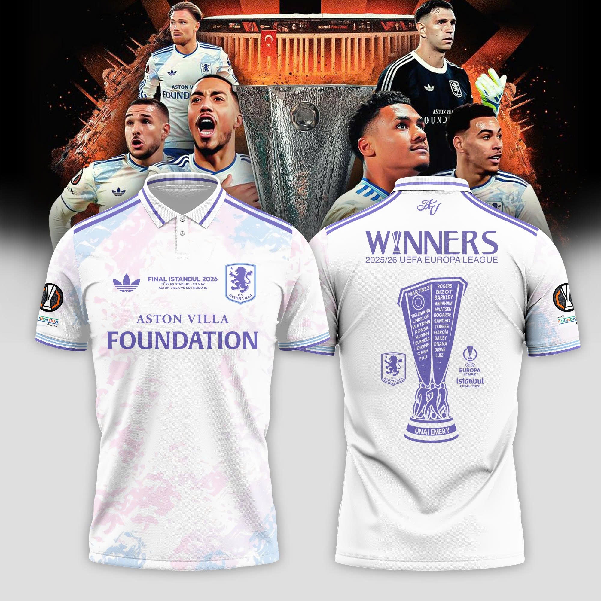 _AVL Europa League 2026 Winners Limited Edition Polo