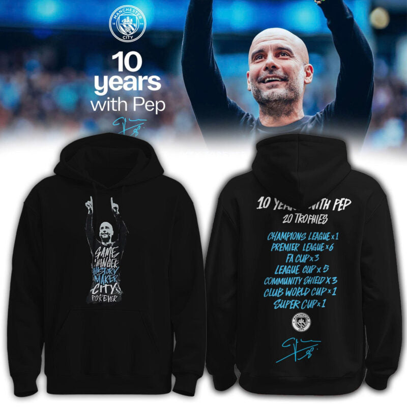 Man City Thank You Pep Limited Edition  Hoodie