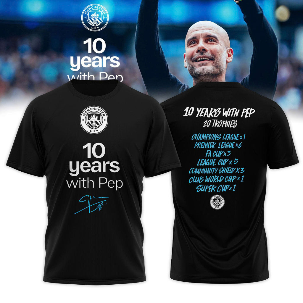 Man City Thank You Pep Limited Edition Tshirt
