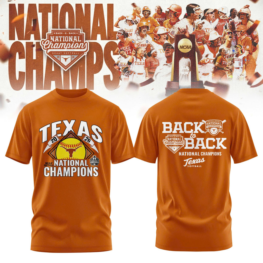 Texas 2026 NCAA Softball Women's College World Series National Champions T-Shirt