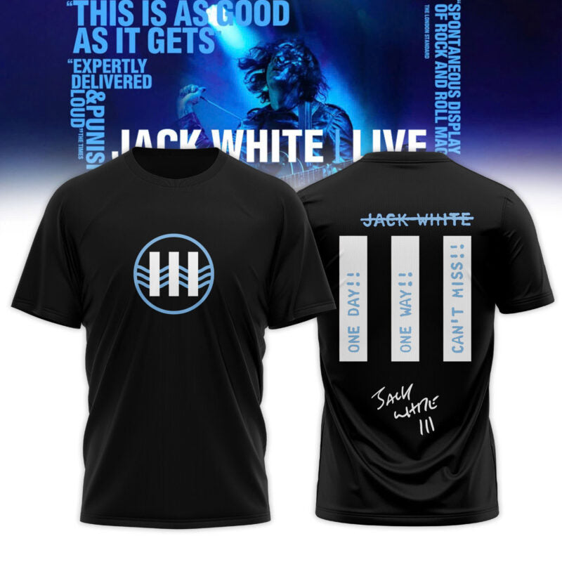 Jack White Live No Name Tour Limited Edition T-Shirt