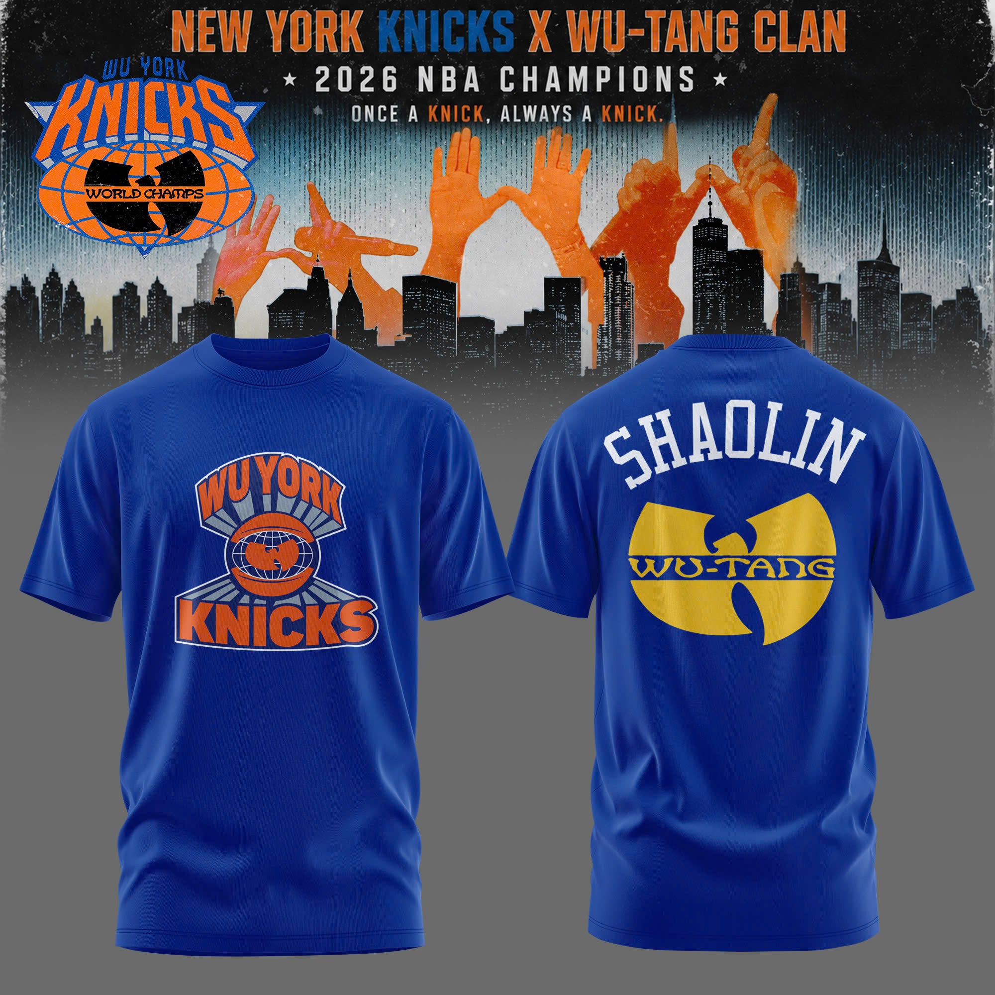 _ New York Knicks x Wu York Knicks Limited Edition T-Shirt